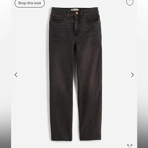 Madewell // EUC 90s Straight Crop Jean Benley Wash - Picture 6 of 9